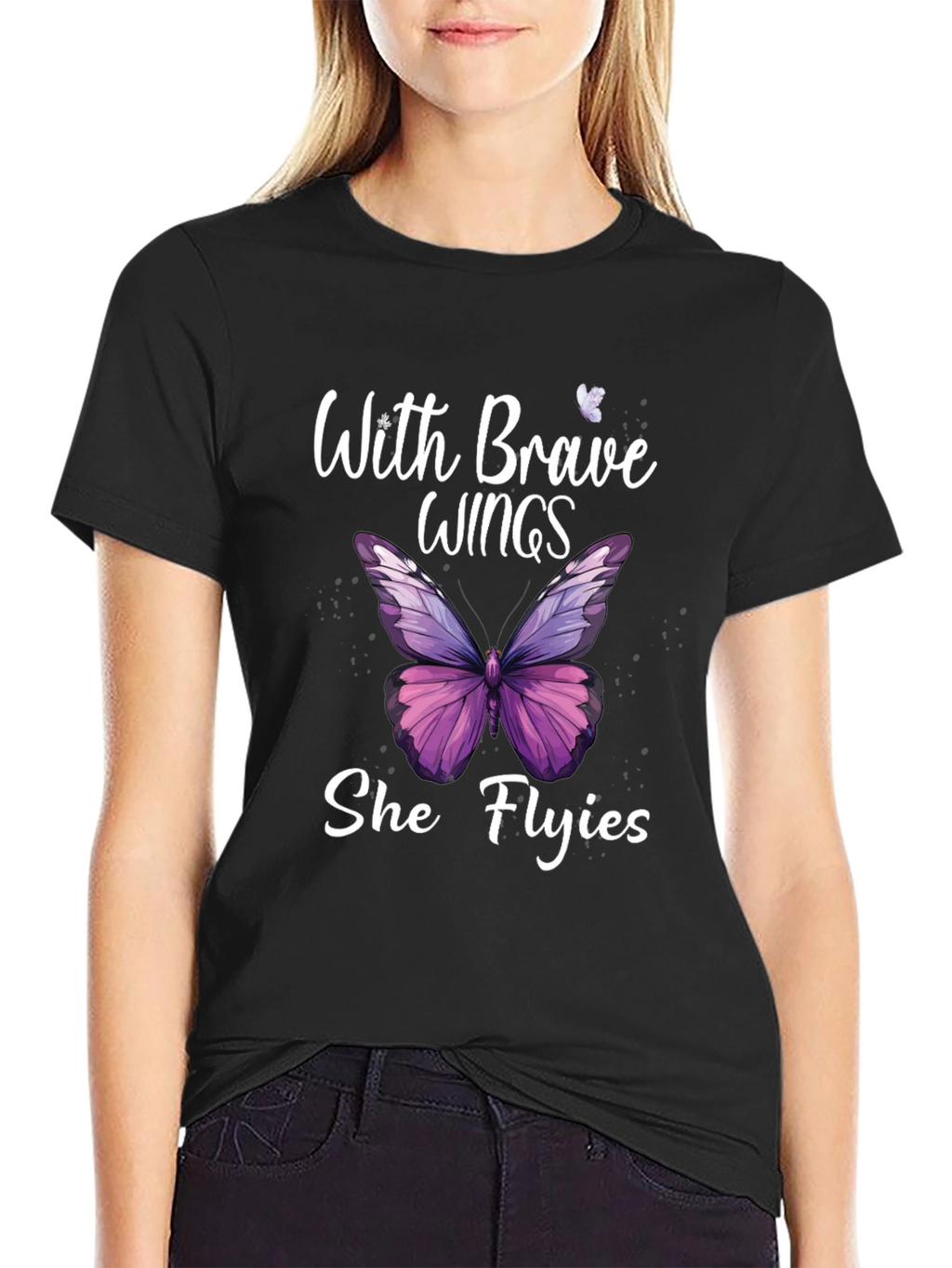 Brave Wings Butterfly Graphic Tee