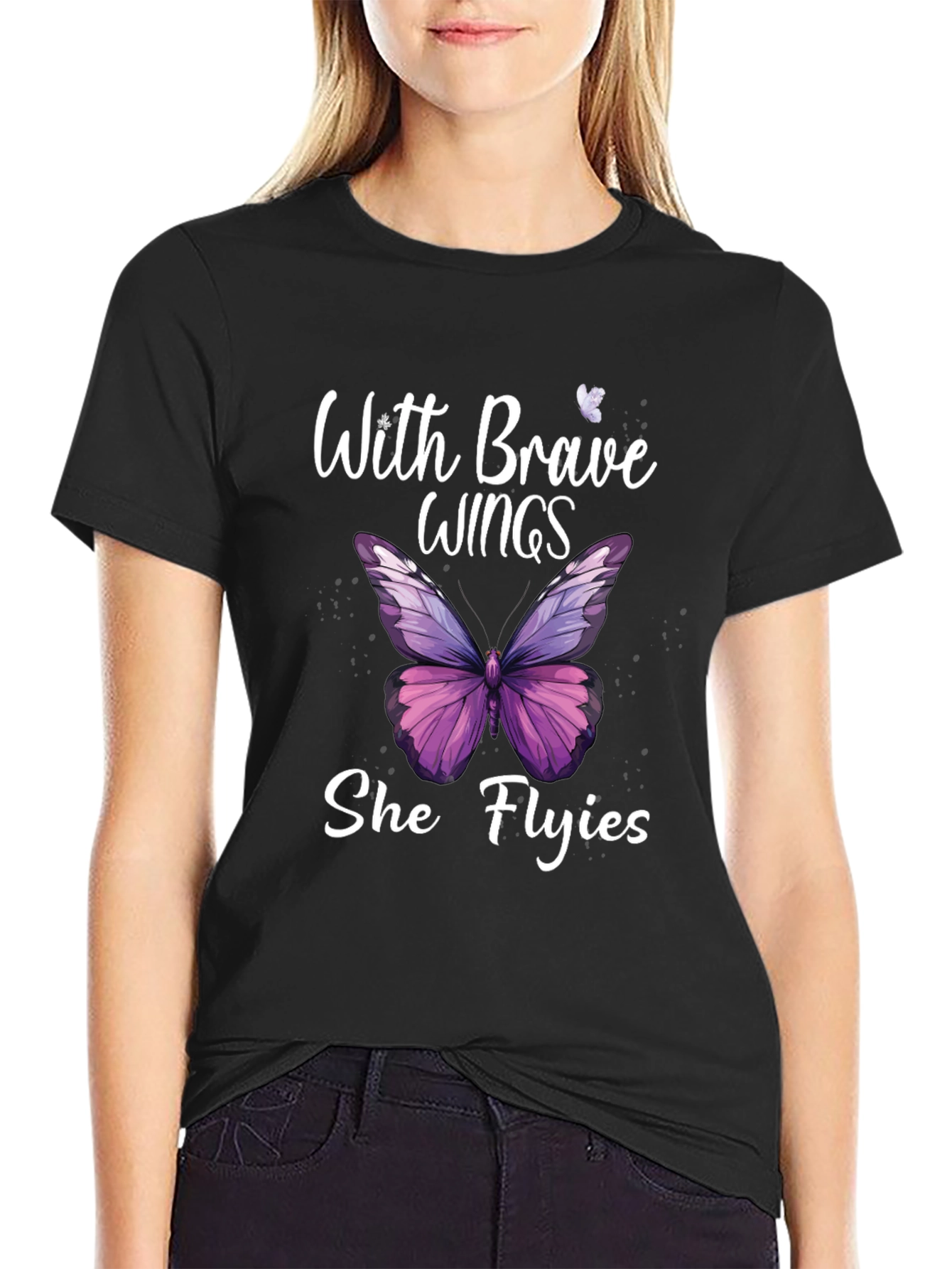 Brave Wings Butterfly Graphic Tee