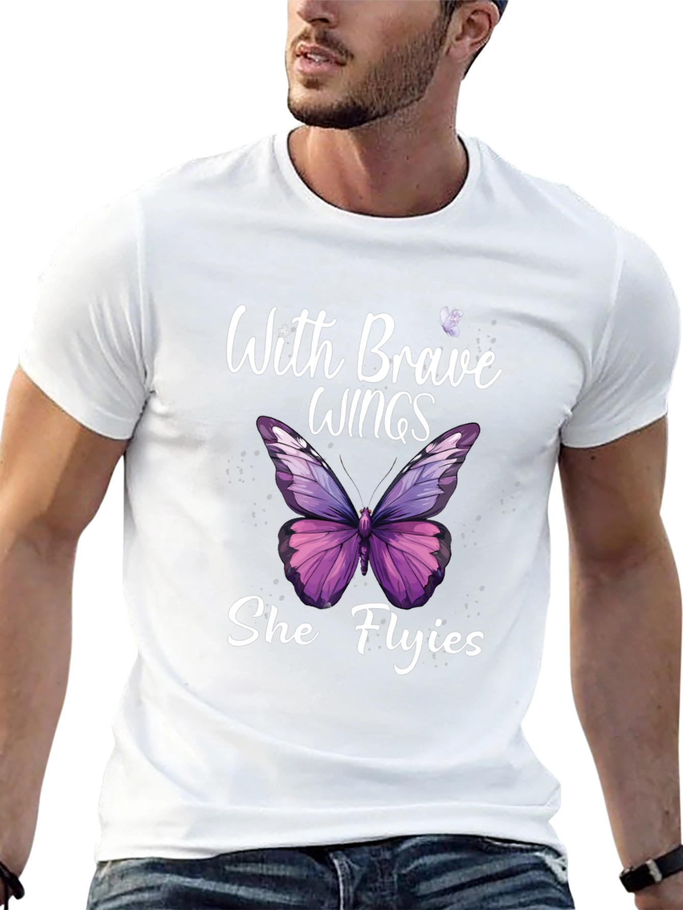 Brave Wings Butterfly Graphic Tee