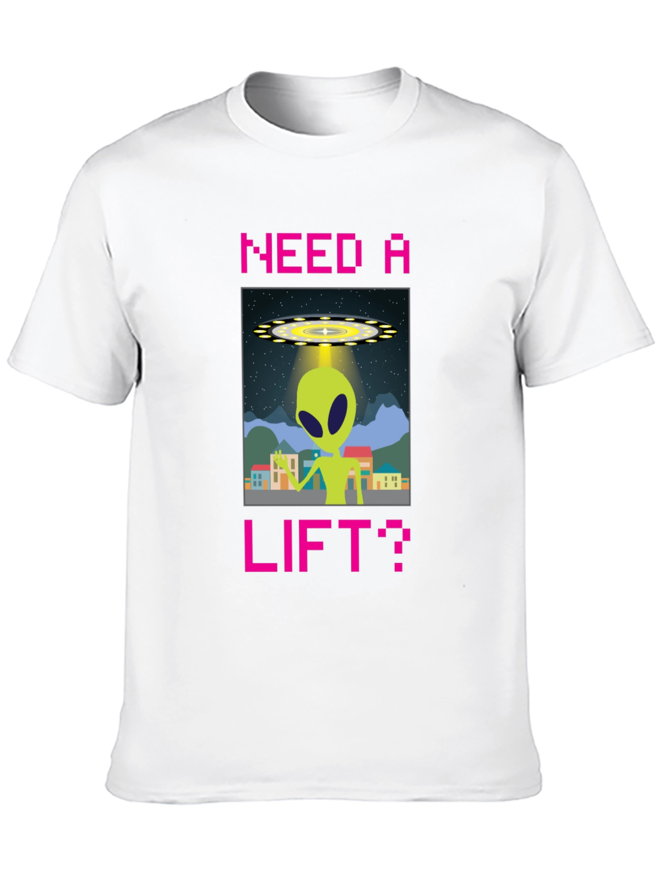 Need a Lift? Alien Graphic T-Shirt
