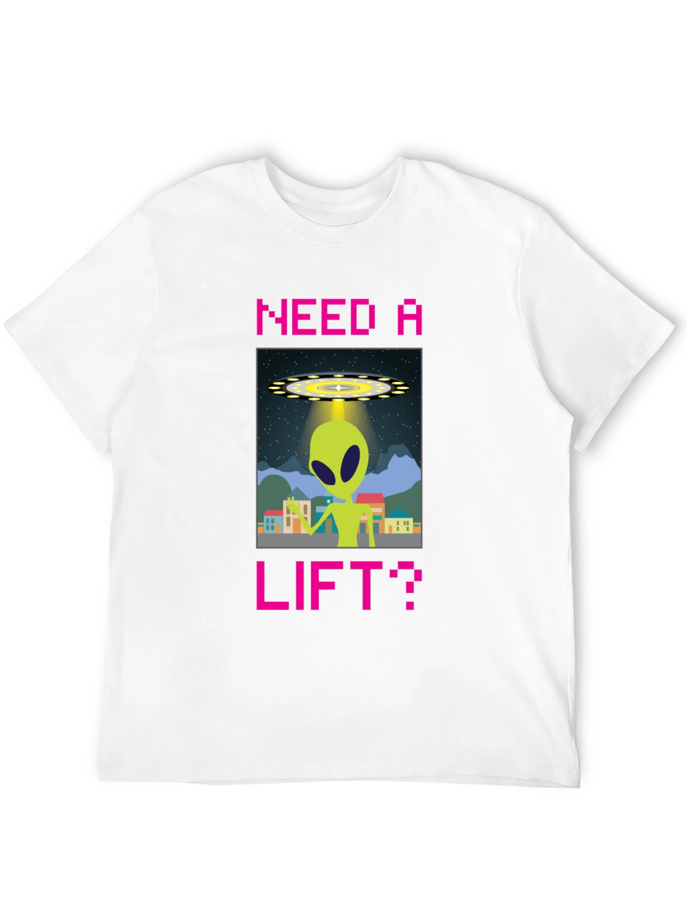 Need a Lift? Alien Graphic T-Shirt