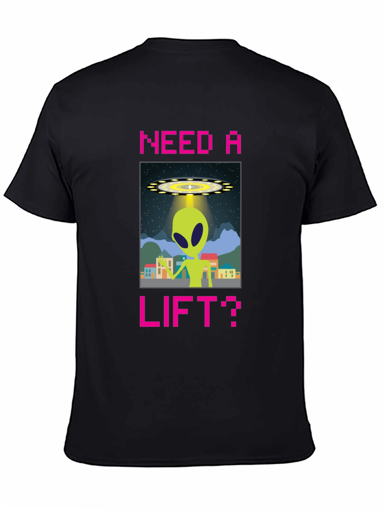 Need a Lift? Alien Graphic T-Shirt