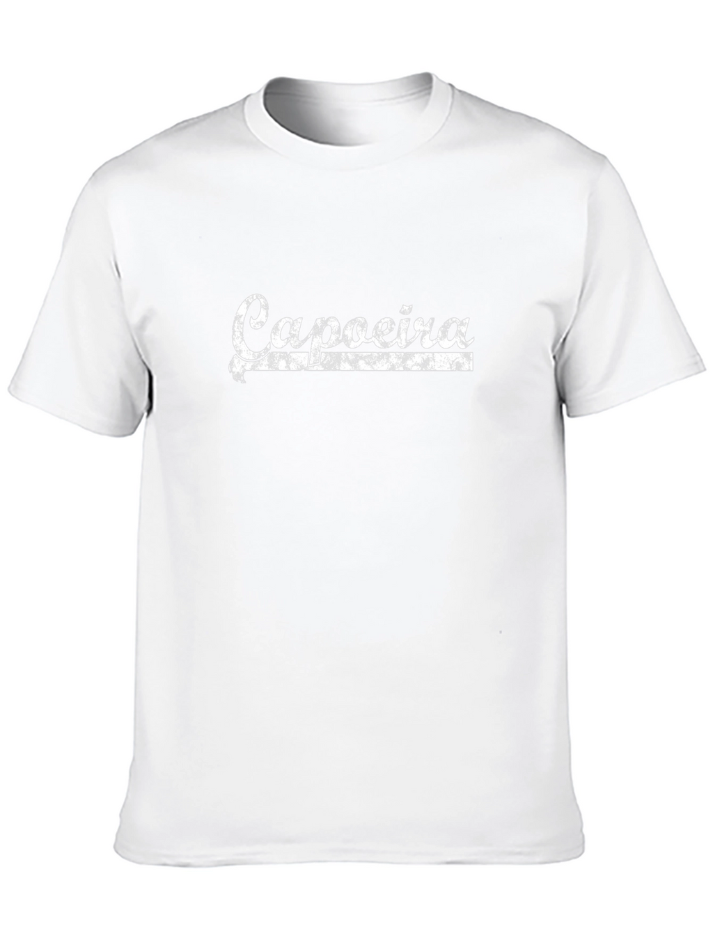 Capoeira Distressed Graphic T-Shirt - Black