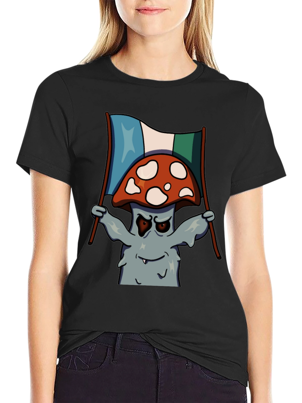 Mushroom Graphic Tee - Quirky & Unique