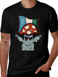Mushroom Graphic Tee - Quirky & Unique