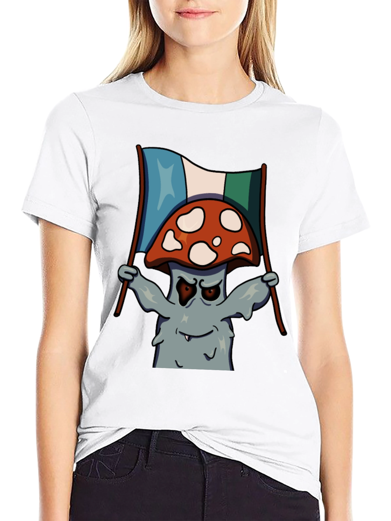 Mushroom Graphic Tee - Quirky & Unique