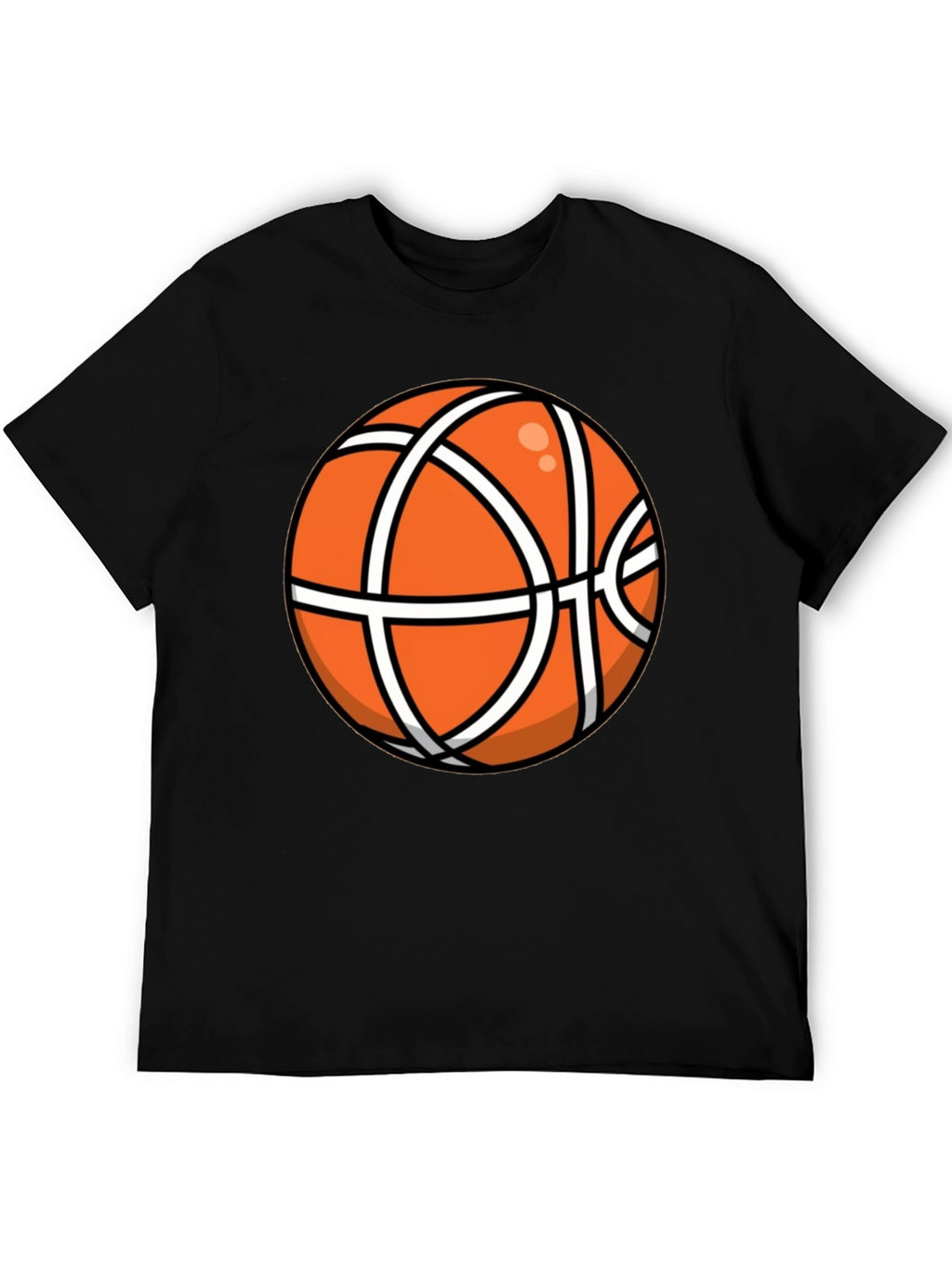 Basketball Graphic Black T-Shirt