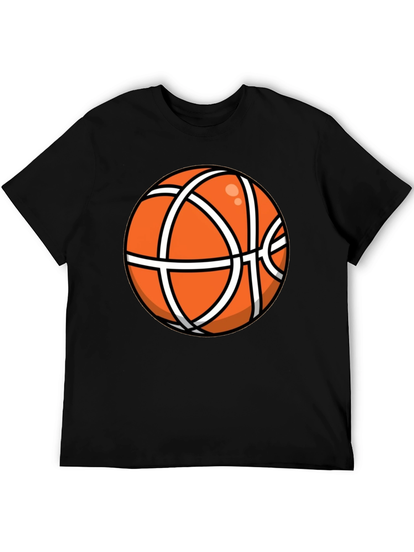 Basketball Graphic Black T-Shirt