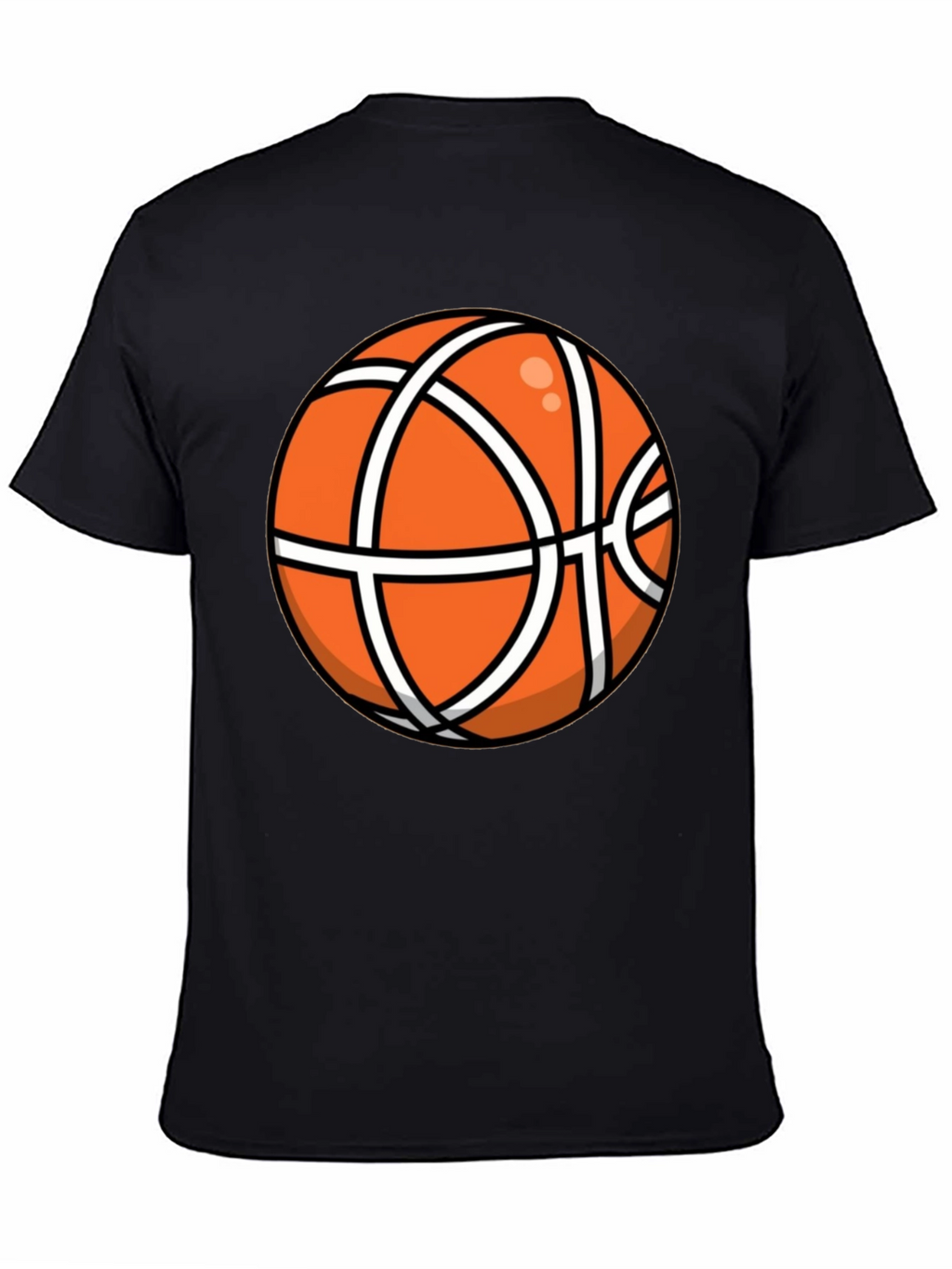 Basketball Graphic Black T-Shirt