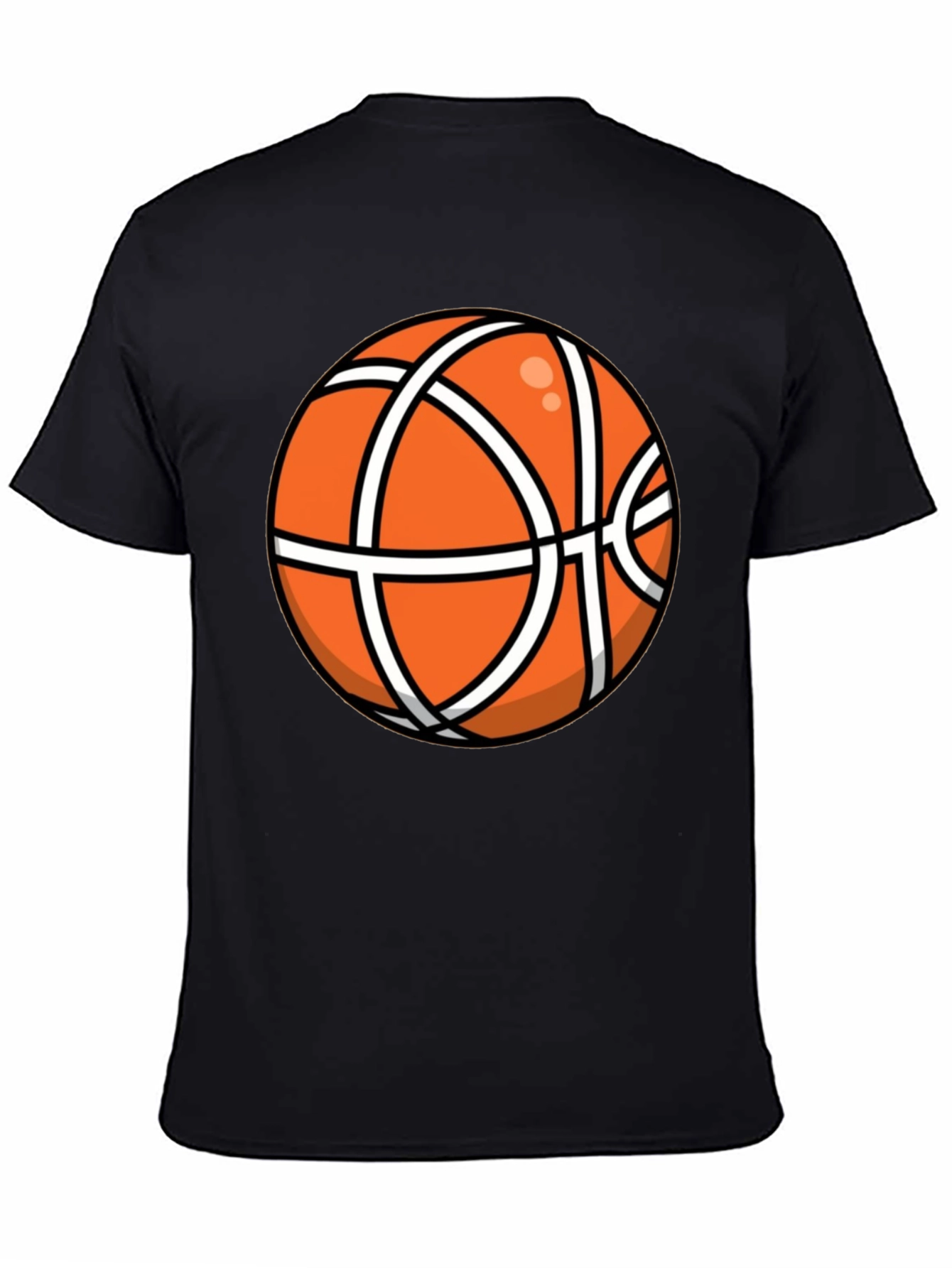 Basketball Graphic Black T-Shirt