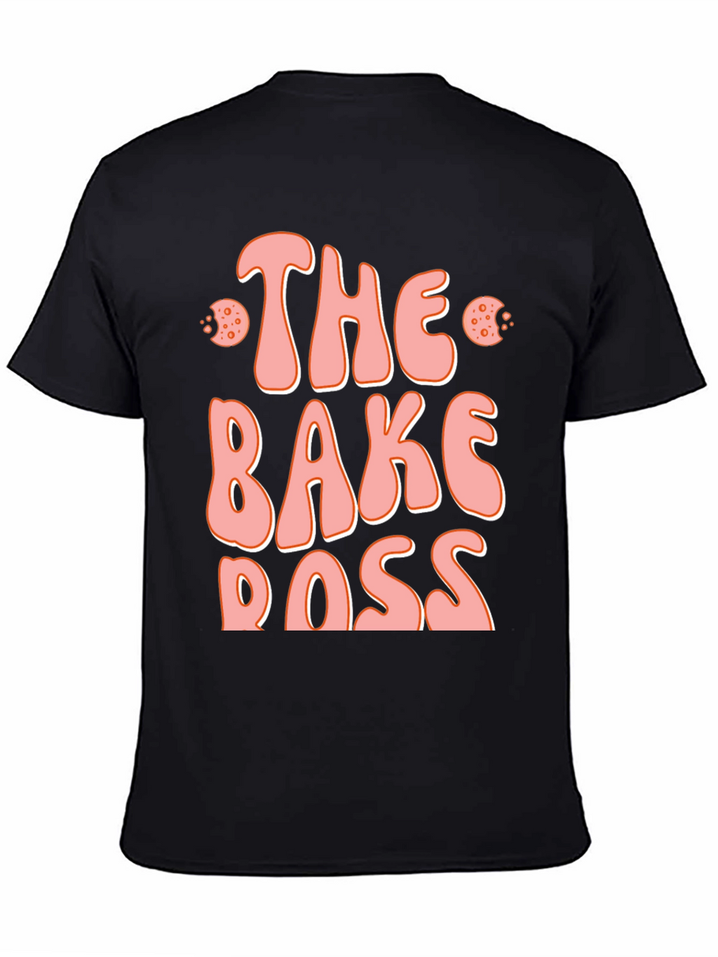The Bake Boss Black Graphic T-Shirt