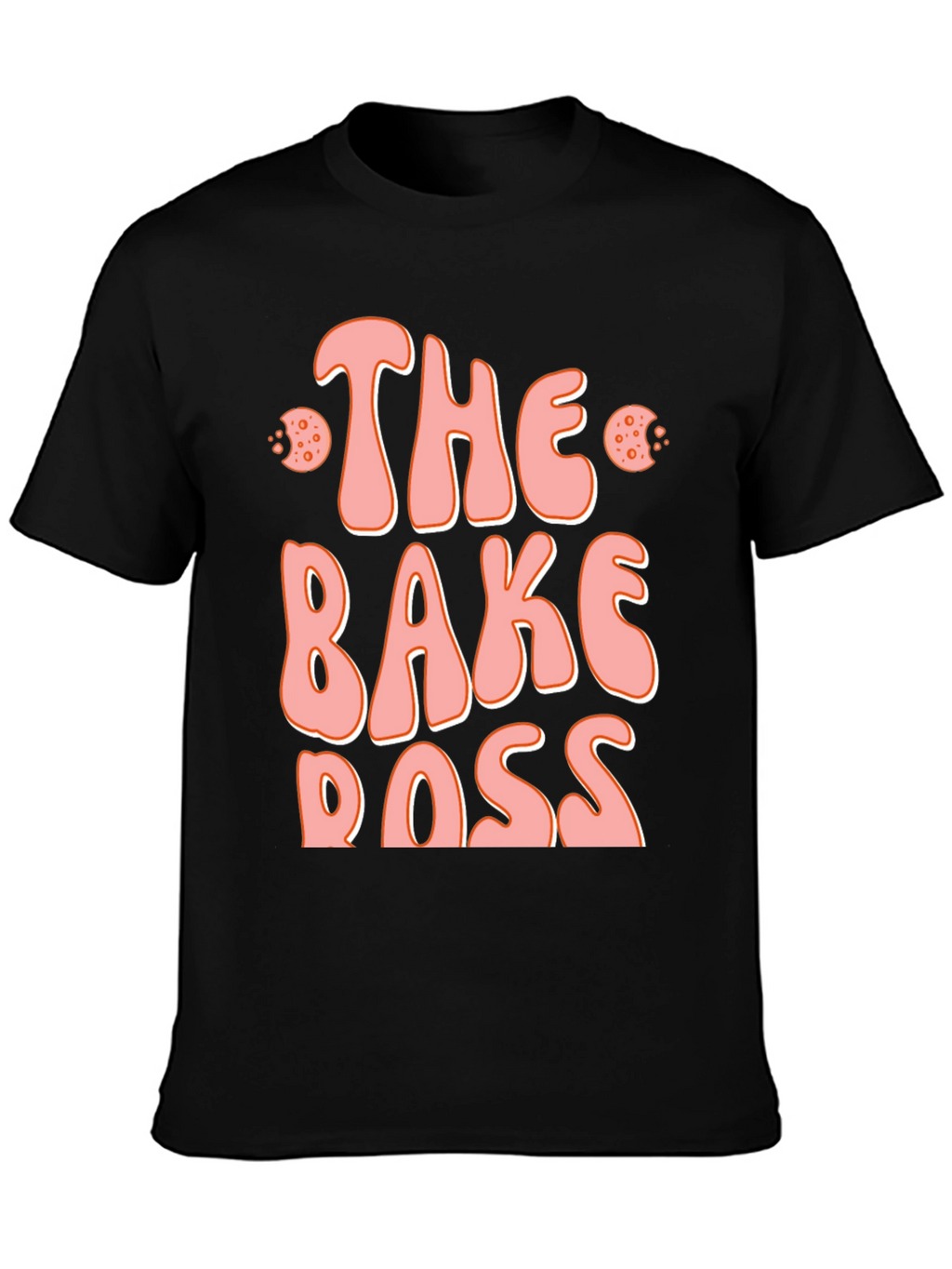 The Bake Boss Black Graphic T-Shirt
