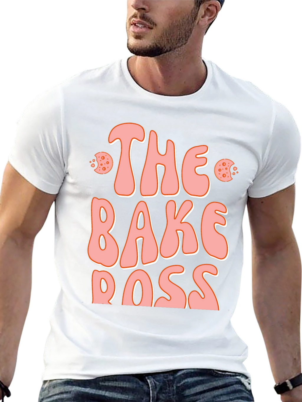 The Bake Boss Black Graphic T-Shirt