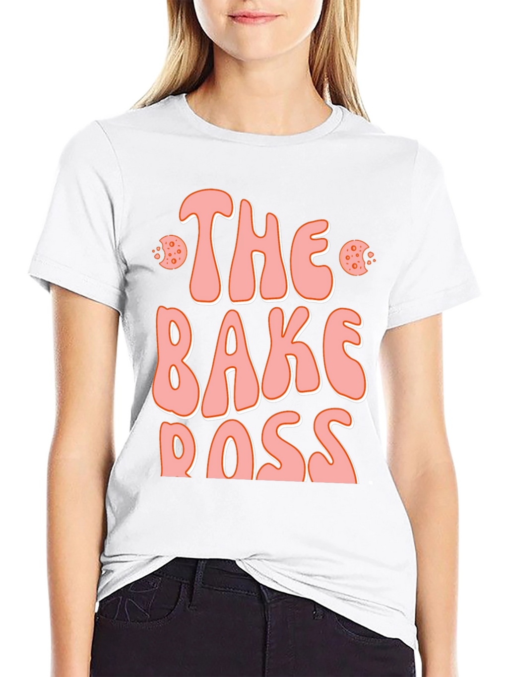 The Bake Boss Black Graphic T-Shirt