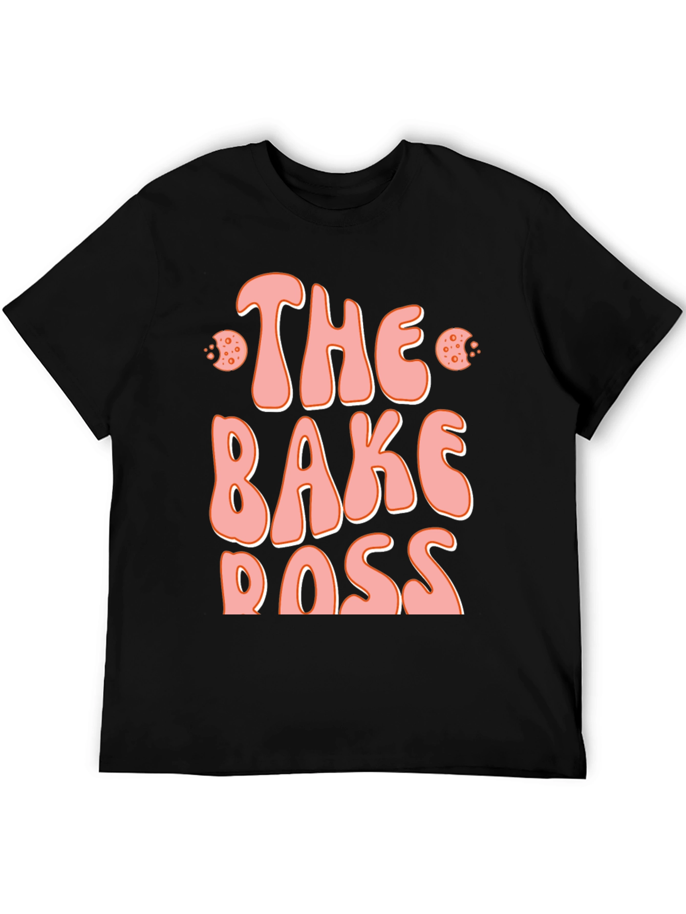 The Bake Boss Black Graphic T-Shirt