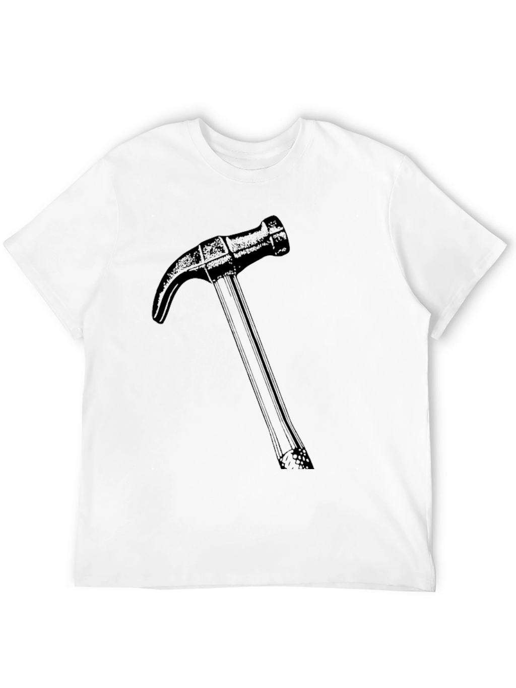 Hammer Graphic Black T-Shirt - Construction Tool Tee