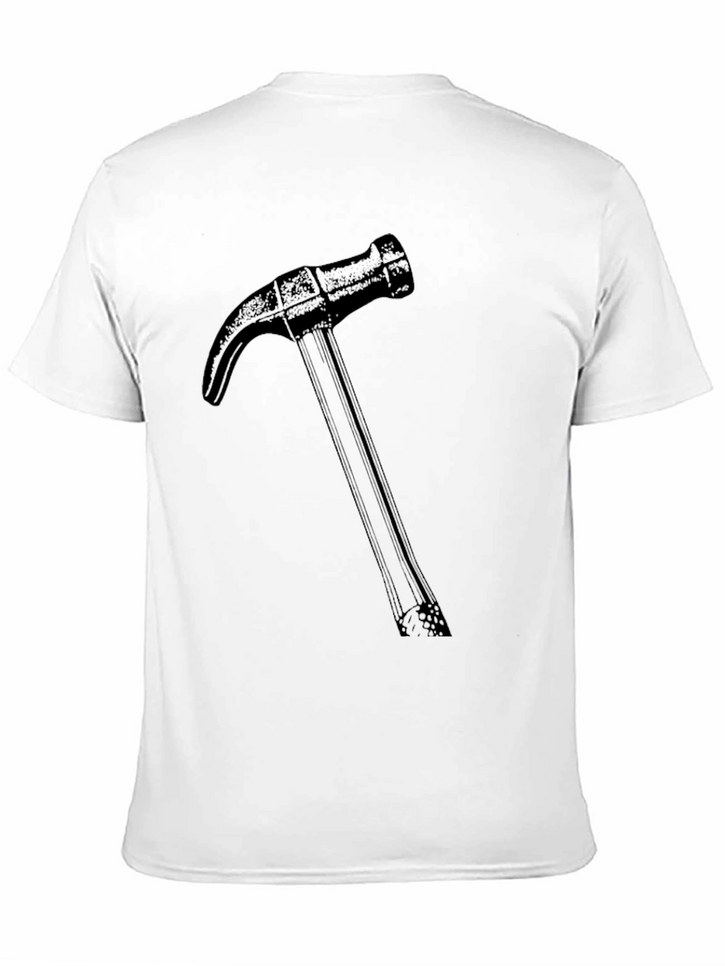 Hammer Graphic Black T-Shirt - Construction Tool Tee