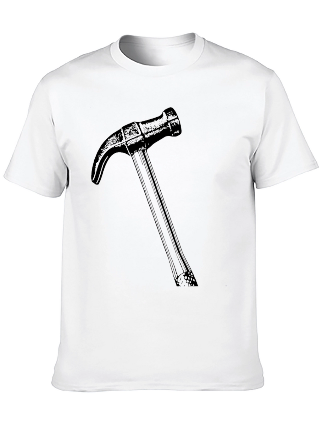 Hammer Graphic Black T-Shirt - Construction Tool Tee