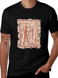 Hieroglyphic Fisherman Graphic Tee