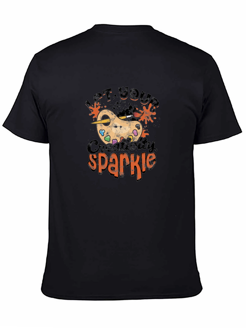 Creative Sparkle Graphic T-Shirt - Artistic Design