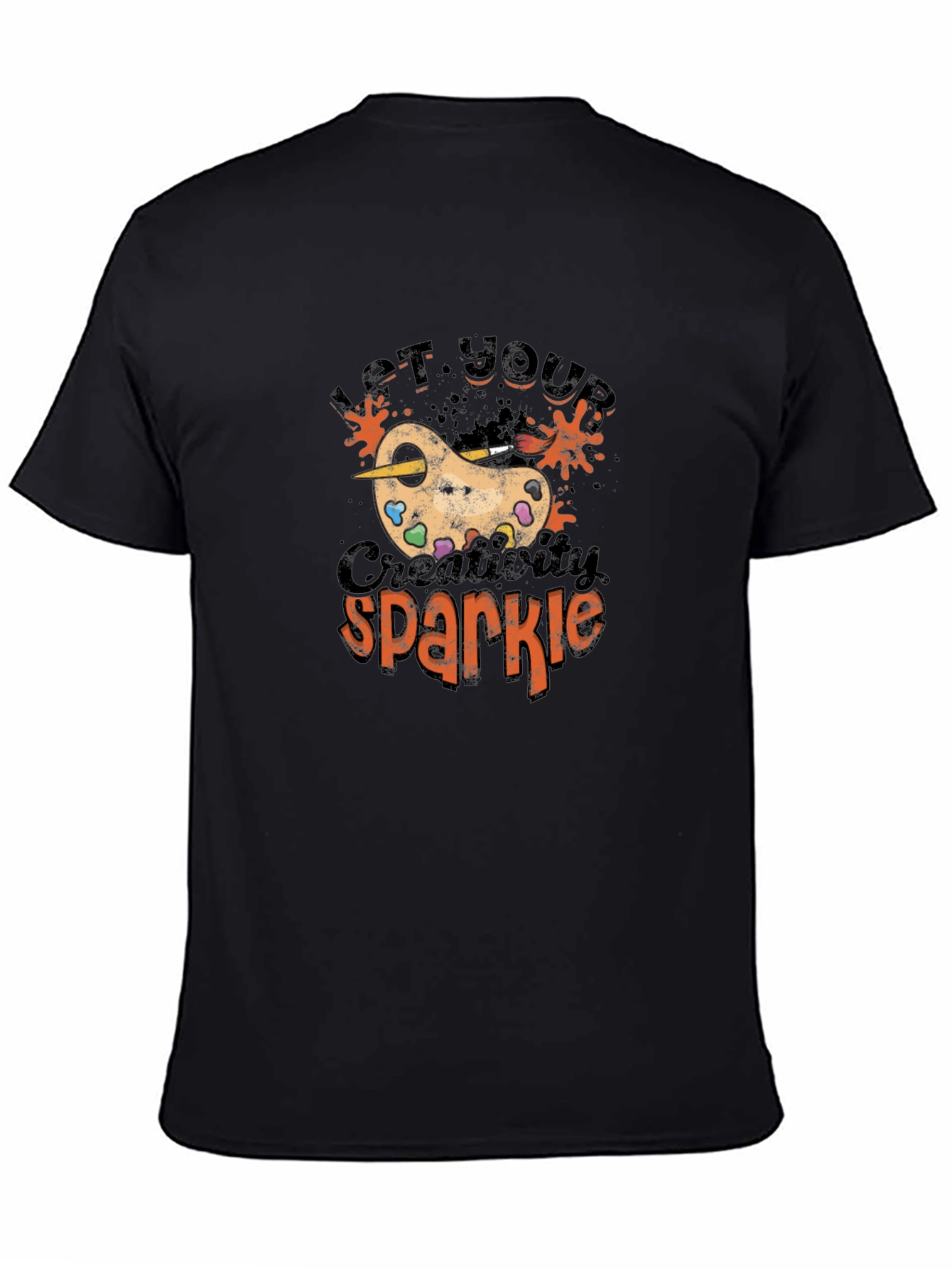 Creative Sparkle Graphic T-Shirt - Artistic Design