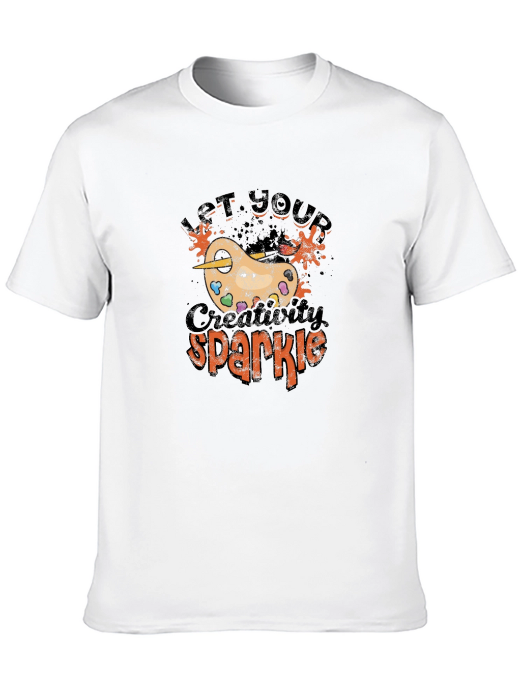 Creative Sparkle Graphic T-Shirt - Artistic Design