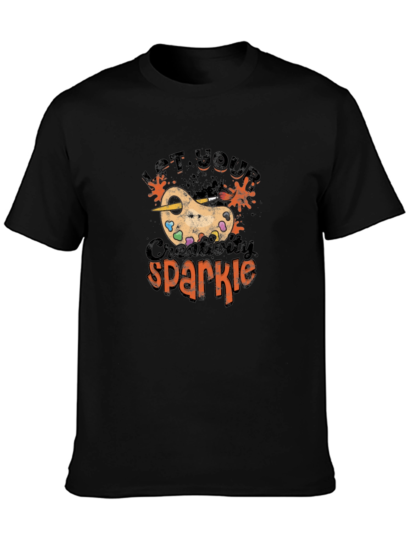 Creative Sparkle Graphic T-Shirt - Artistic Design