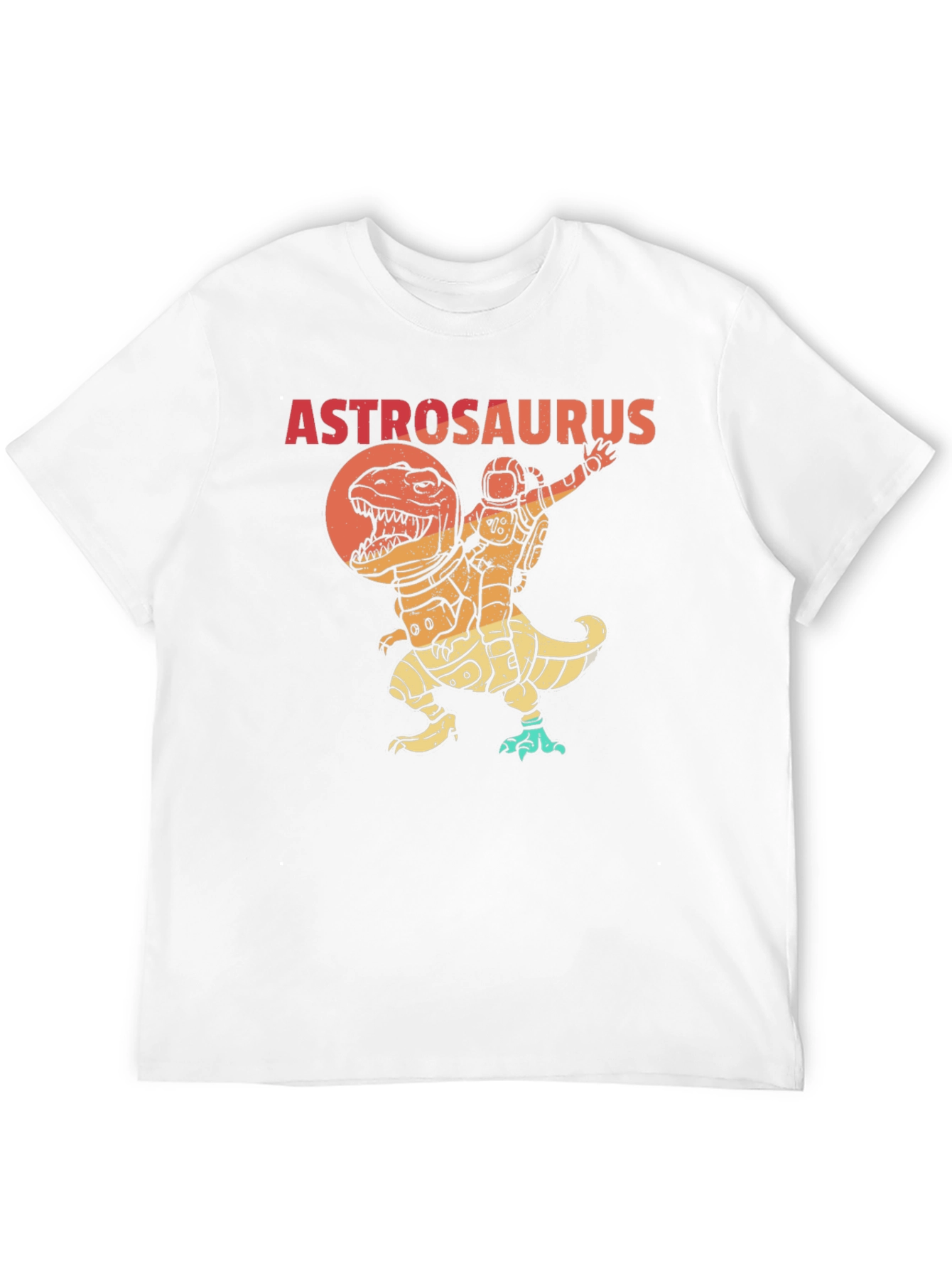 Astrosaurus T-Shirt - Astronaut Riding Dinosaur