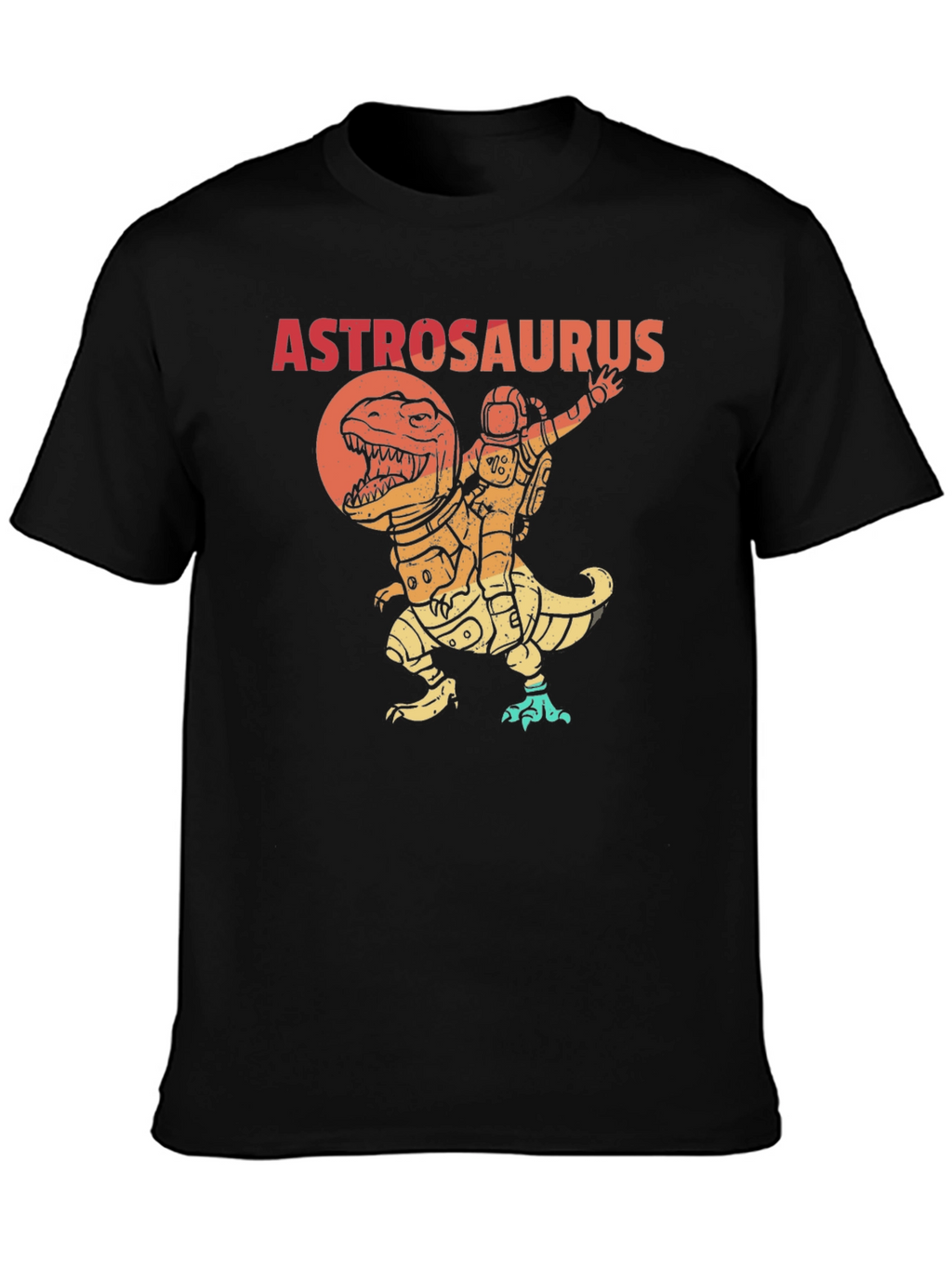 Astrosaurus T-Shirt - Astronaut Riding Dinosaur