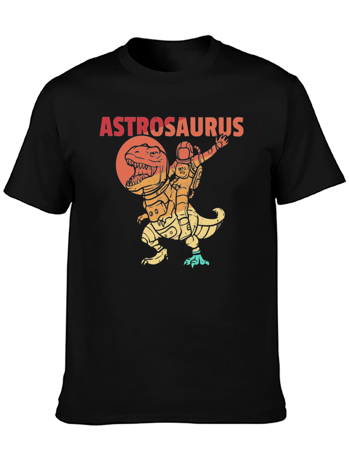 Astrosaurus T-Shirt - Astronaut Riding Dinosaur