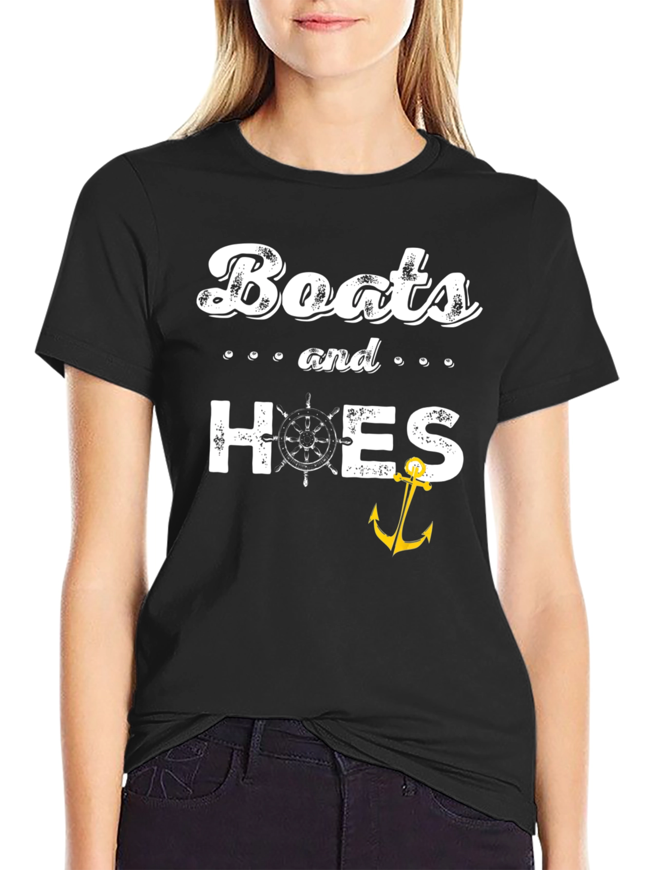 Boats and Hoes Graphic T-Shirt