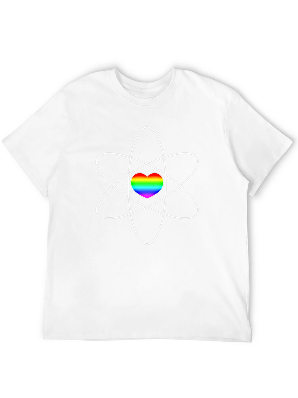 LGBTQ+ Atom Heart T-Shirt - Science Pride Tee