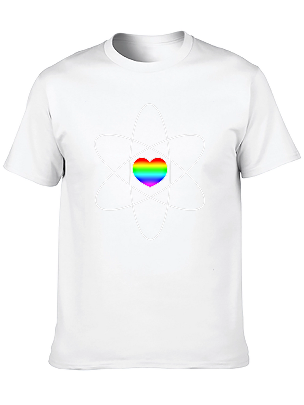 LGBTQ+ Atom Heart T-Shirt - Science Pride Tee