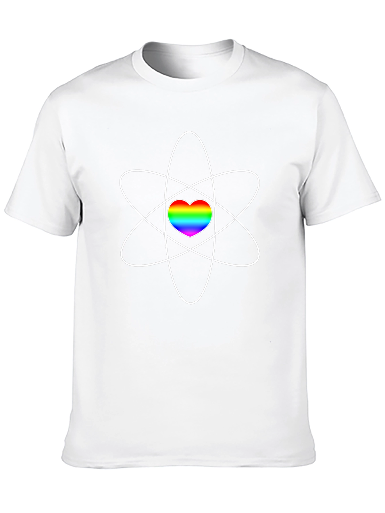 LGBTQ+ Atom Heart T-Shirt - Science Pride Tee