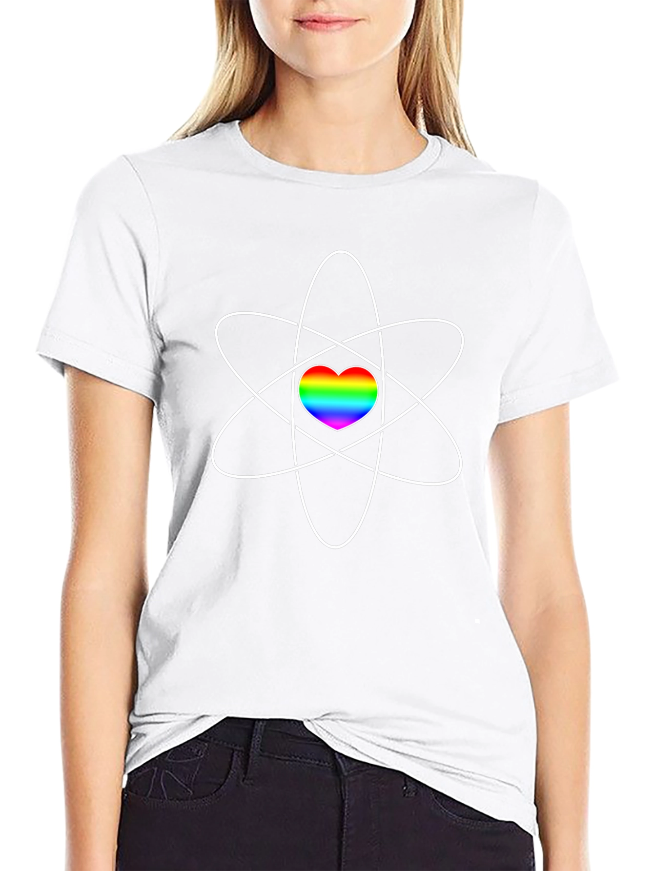 LGBTQ+ Atom Heart T-Shirt - Science Pride Tee