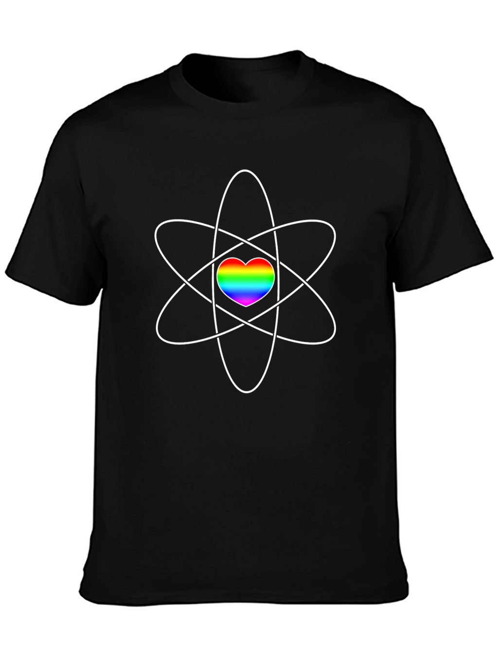 LGBTQ+ Atom Heart T-Shirt - Science Pride Tee