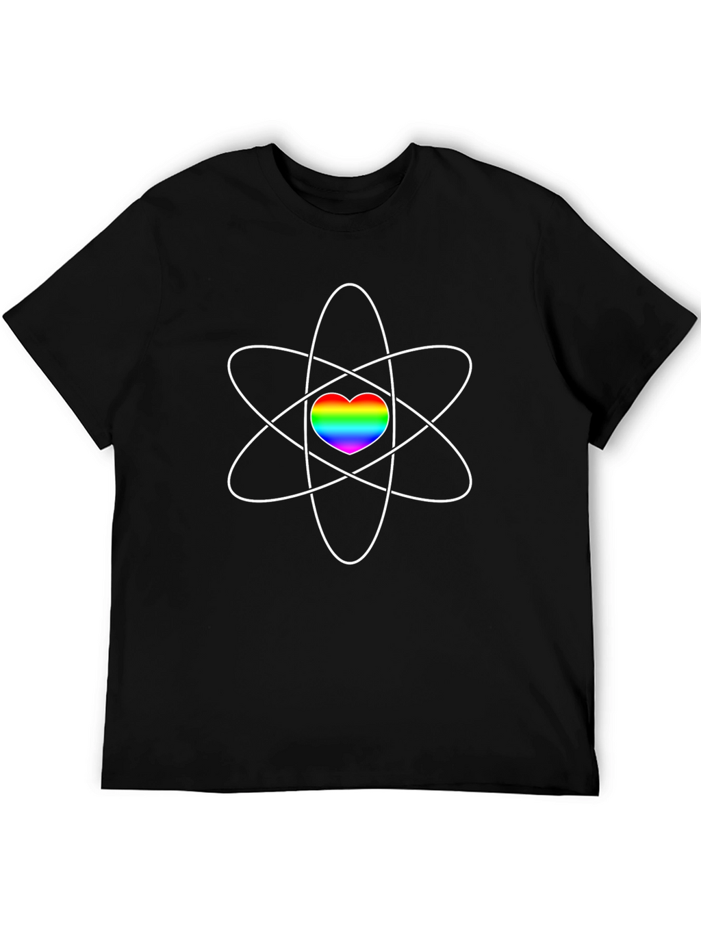LGBTQ+ Atom Heart T-Shirt - Science Pride Tee