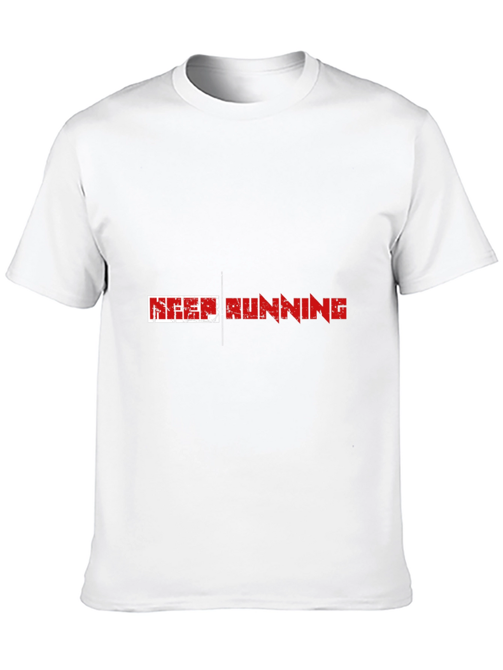 Keep Running Graphic Print T-Shirt
