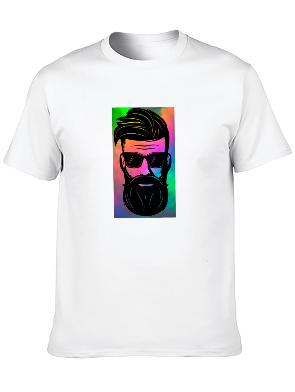 Cool Graphic Print Black T-Shirt