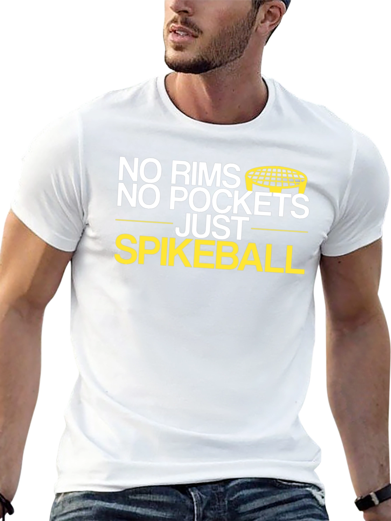 No Rims No Pockets Spikeball T-Shirt