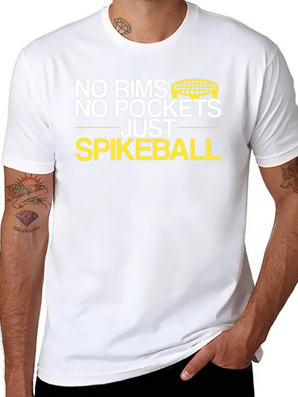 No Rims No Pockets Spikeball T-Shirt