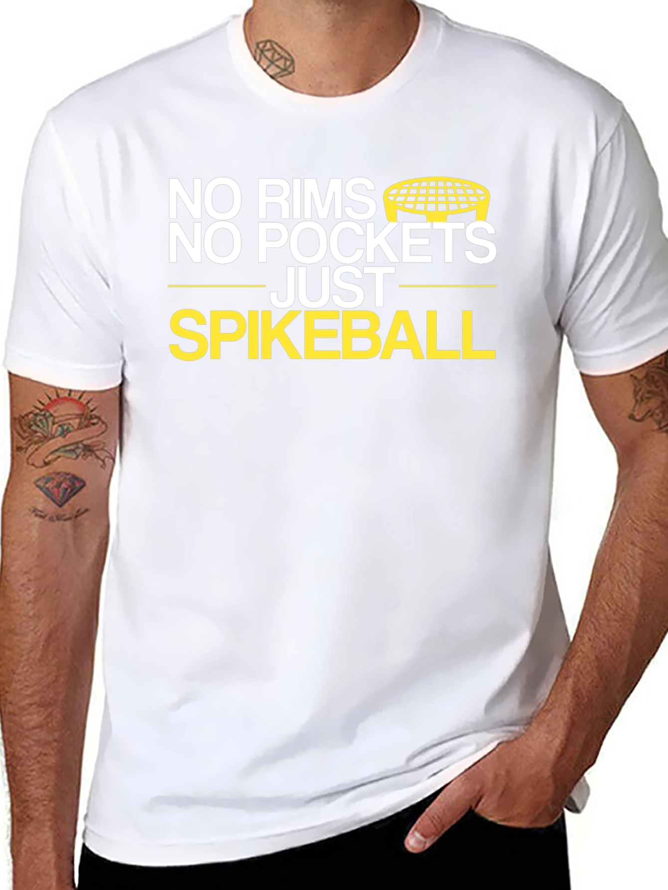 No Rims No Pockets Spikeball T-Shirt