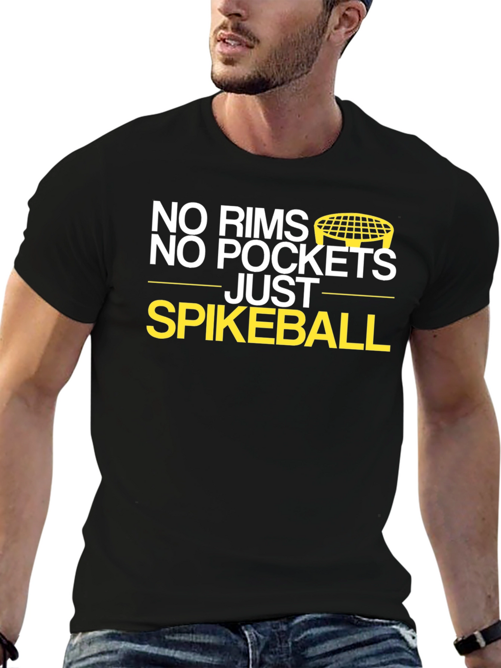 No Rims No Pockets Spikeball T-Shirt