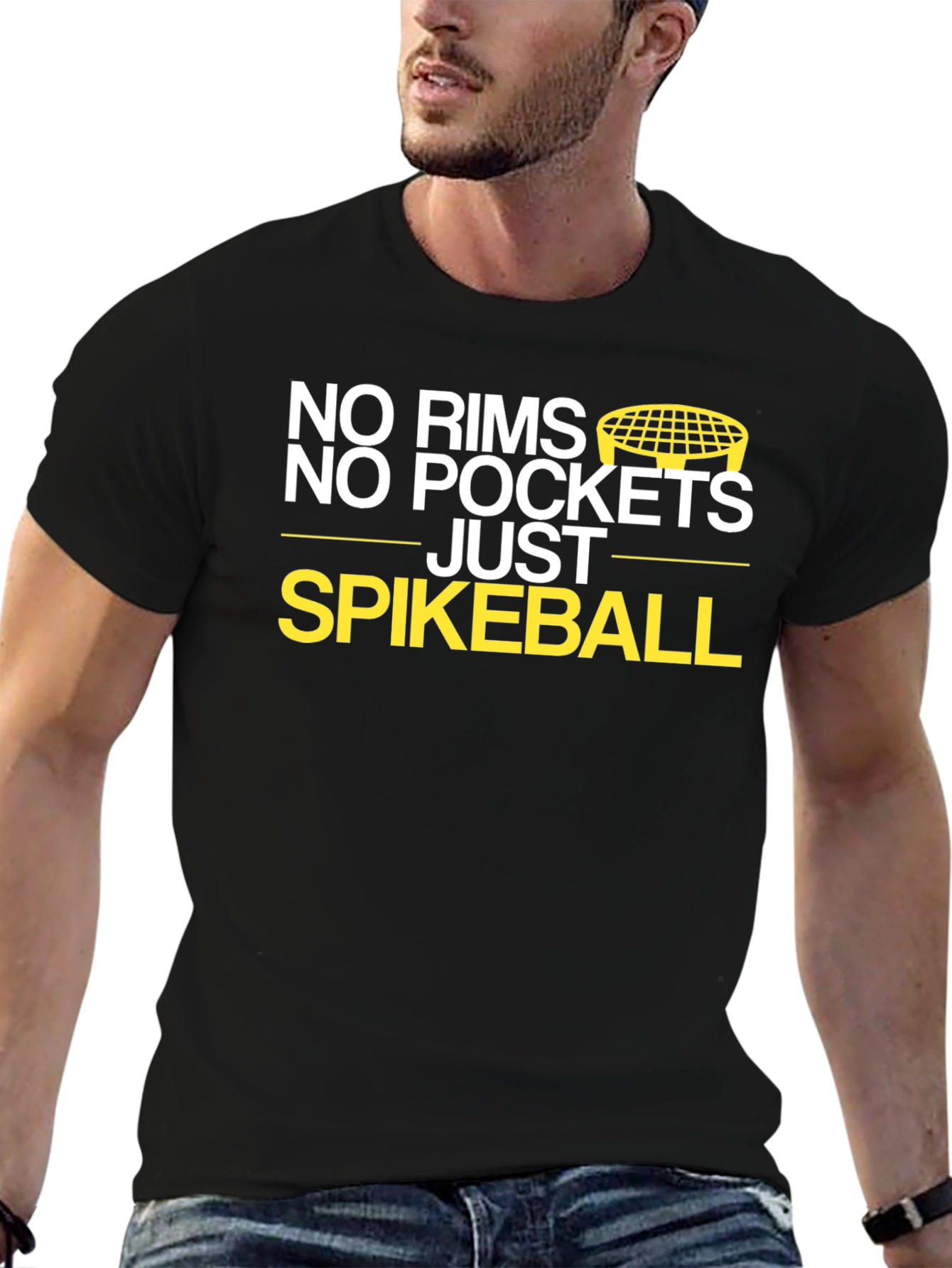 No Rims No Pockets Spikeball T-Shirt