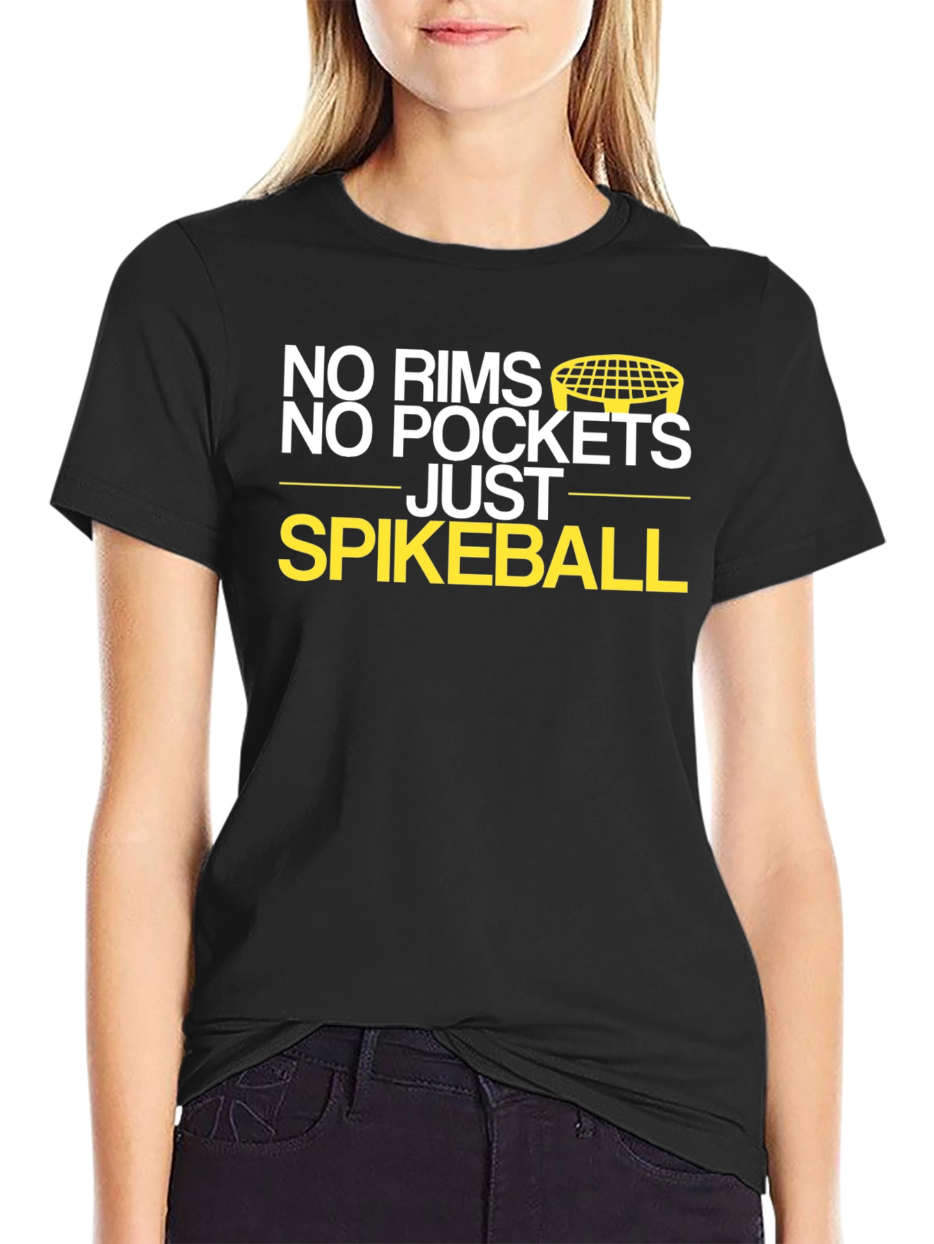 No Rims No Pockets Spikeball T-Shirt