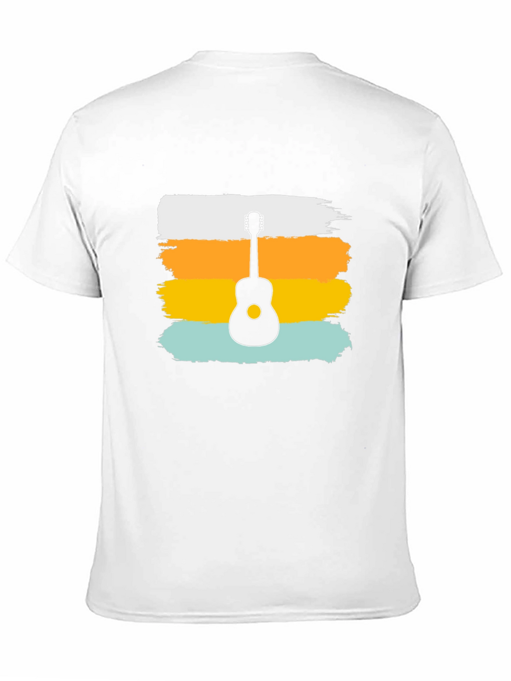 Retro Guitar Graphic Tee - Stylish Music Lover Shirt