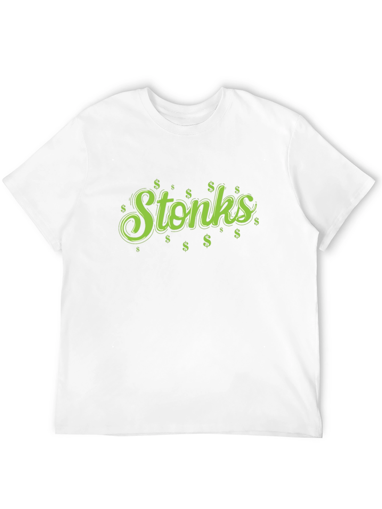 Stonks Graphic Tee - Trendy Investment Meme Shirt