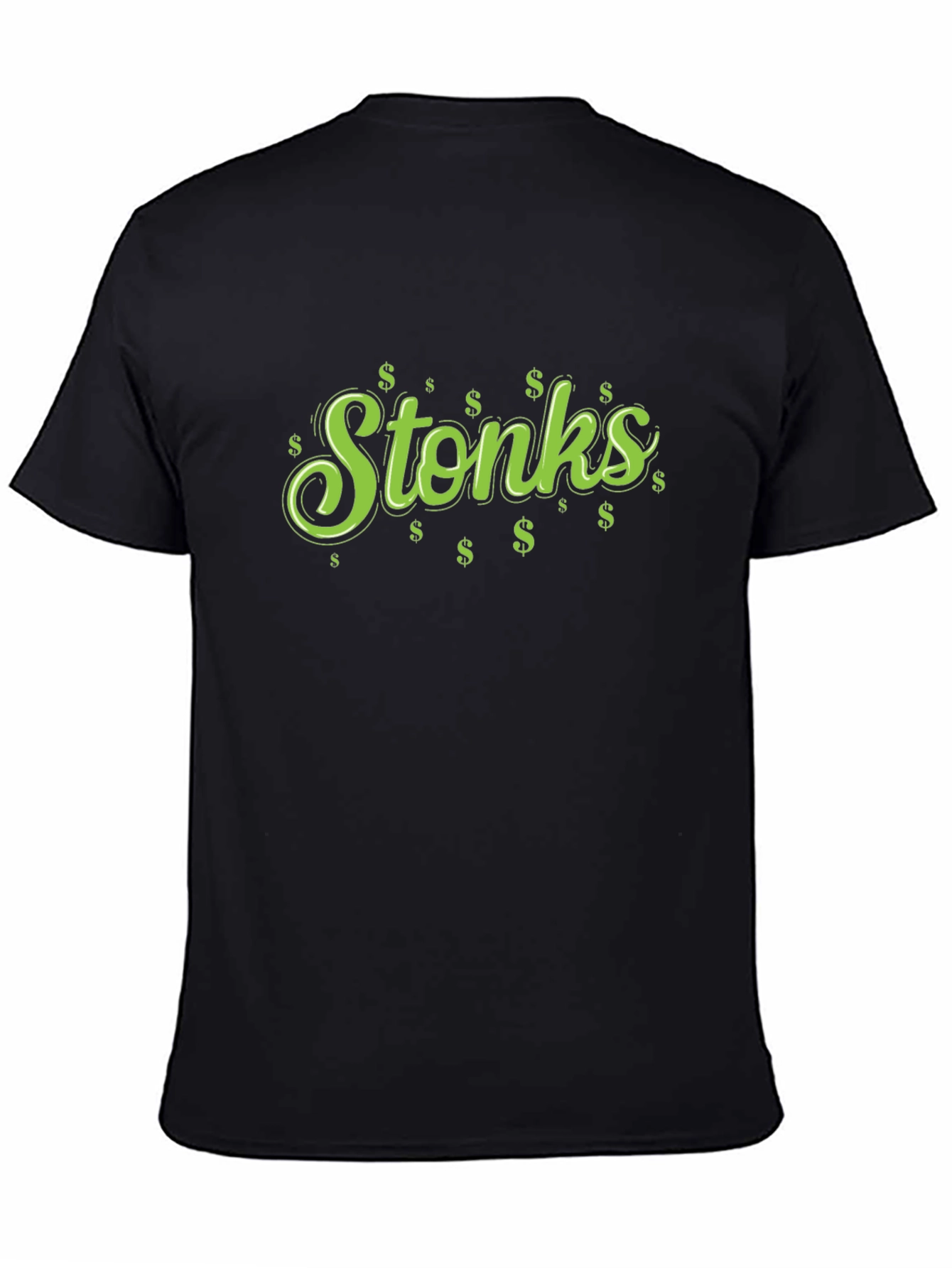 Stonks Graphic Tee - Trendy Investment Meme Shirt