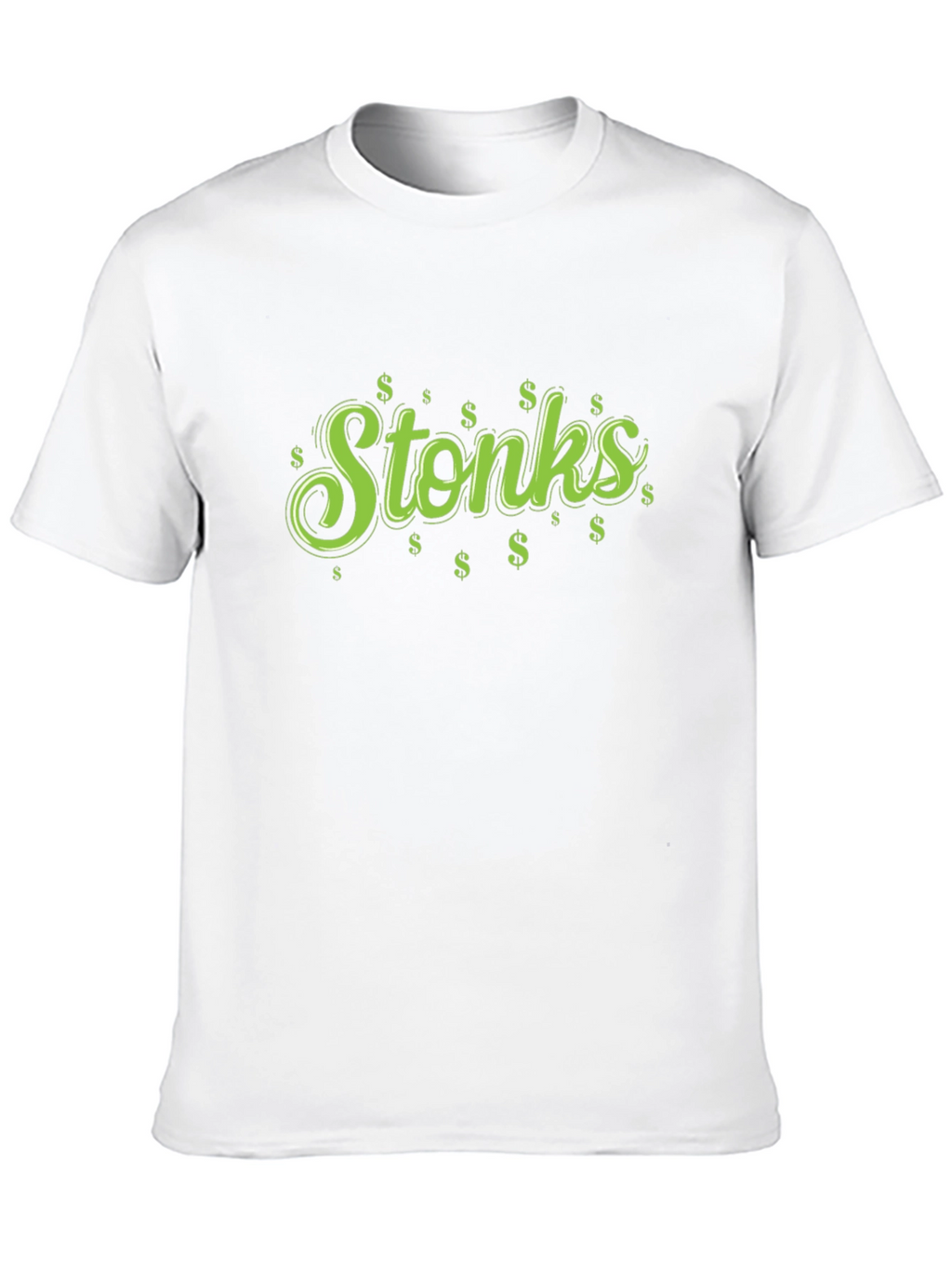 Stonks Graphic Tee - Trendy Investment Meme Shirt