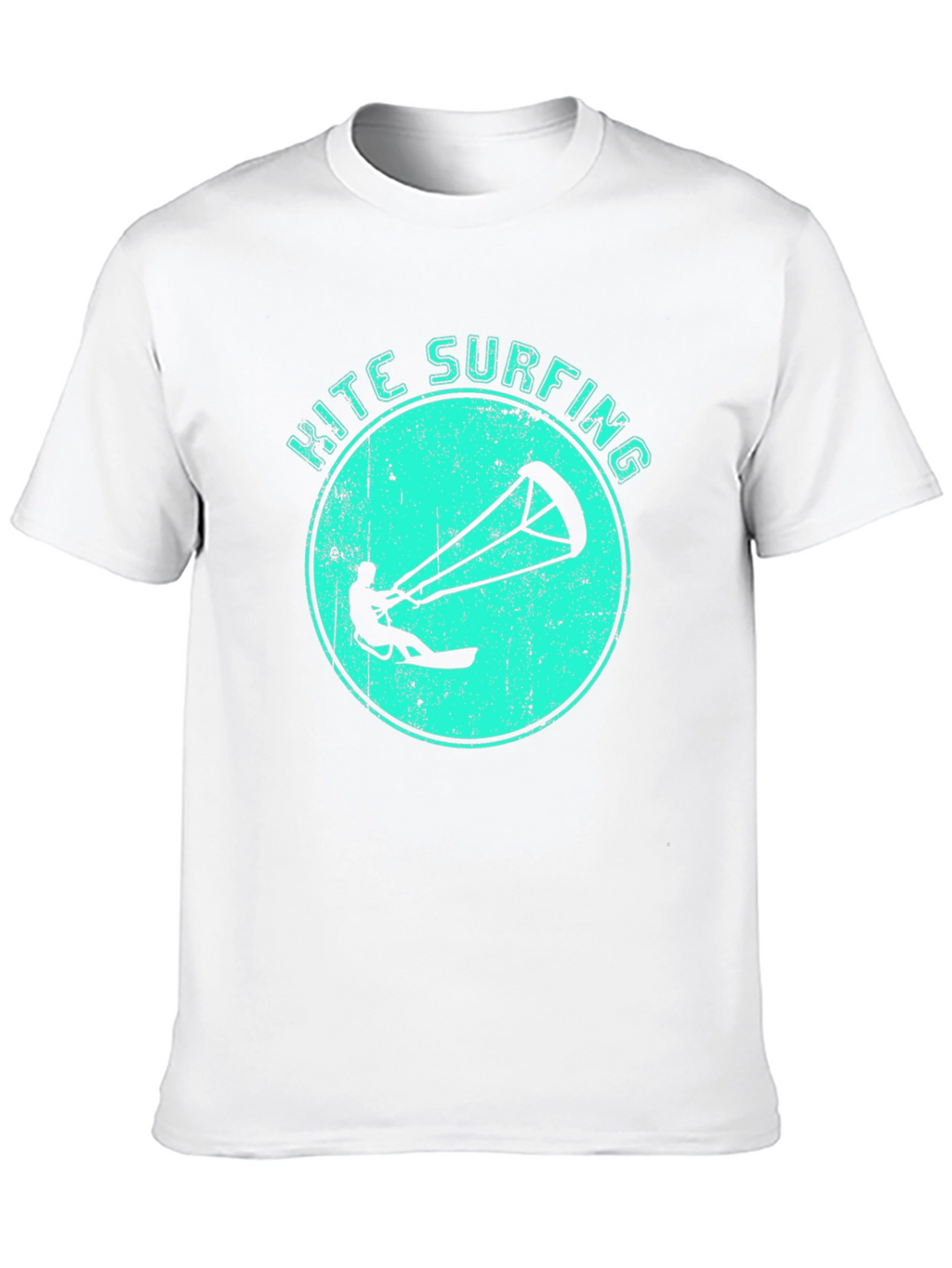 Kite Surfing Black Graphic Tee